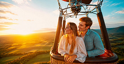 Полет на воздушном шаре для двоих